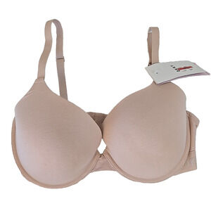 DKNY Custom Lift Bra 36D Padded Push Up Nude Beige NEW Underwire